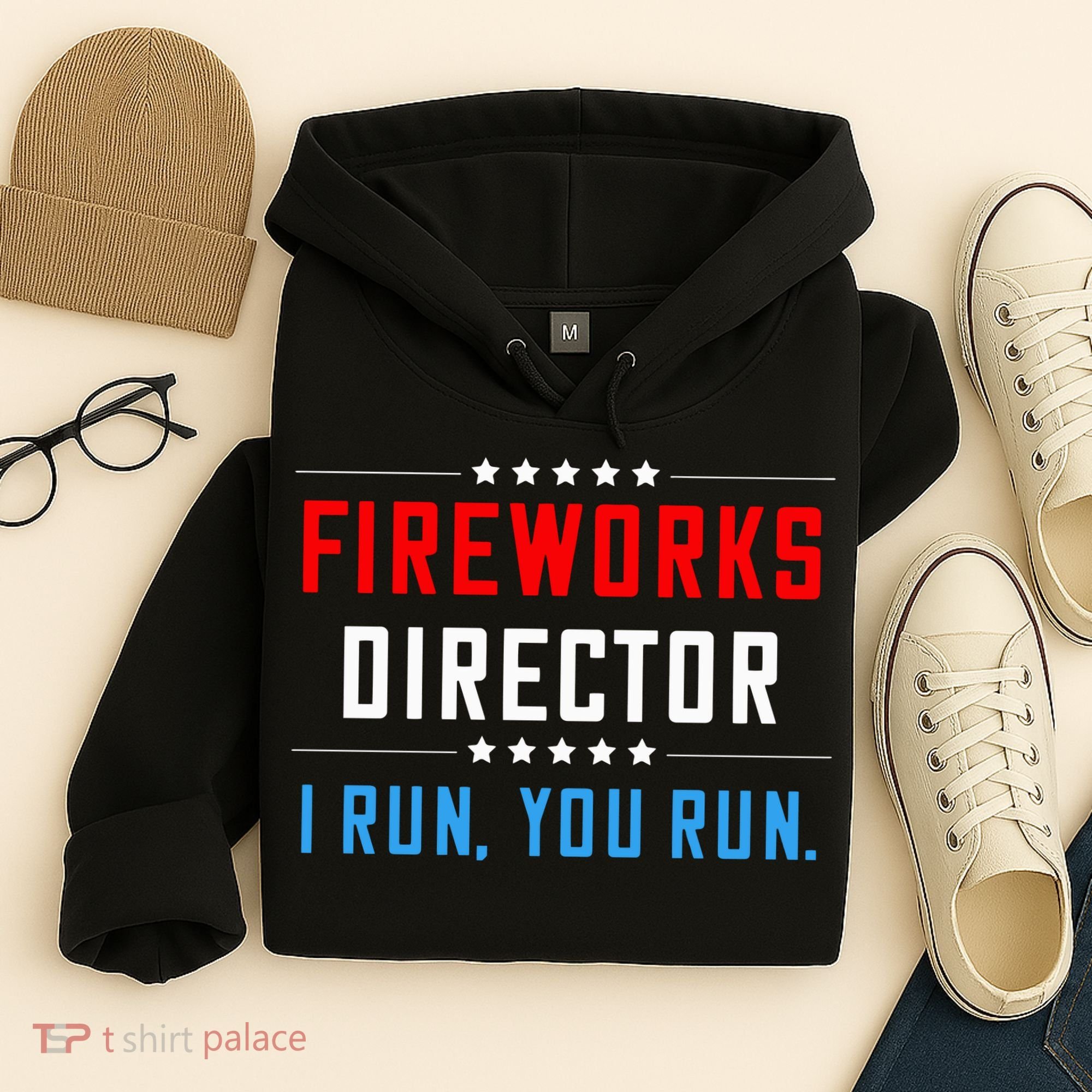 Fireworks Director I Run You Run Hoodie