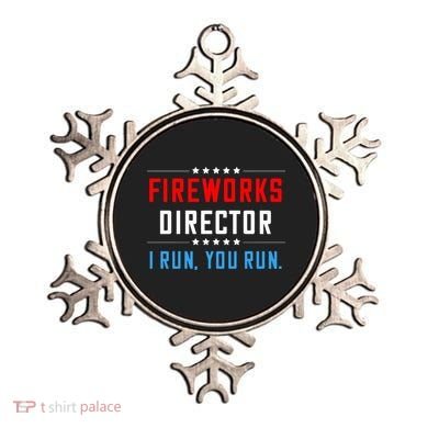 Fireworks Director I Run You Run Ornament