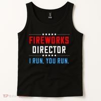 Fireworks Director I Run You Run Tank Top thumb 2