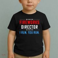 Fireworks Director I Run You Run Toddler T-Shirt thumb 2