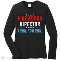 Fireworks Director I Run You Run Women's Long Sleeve Shirt thumb 0