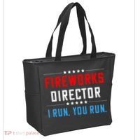 Fireworks Director I Run You Run Tote Bag thumb 2