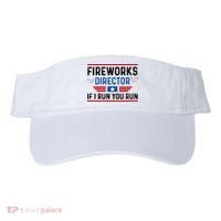 Fireworks Director If I Run You Run 4th Of July Visor thumb 0