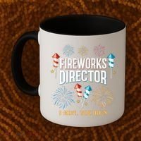 Fireworks Director I Run You Run Funny Coffee Mug thumb 2
