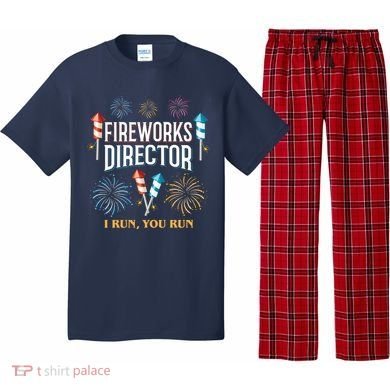 Fireworks Director I Run You Run Funny Pajama Set