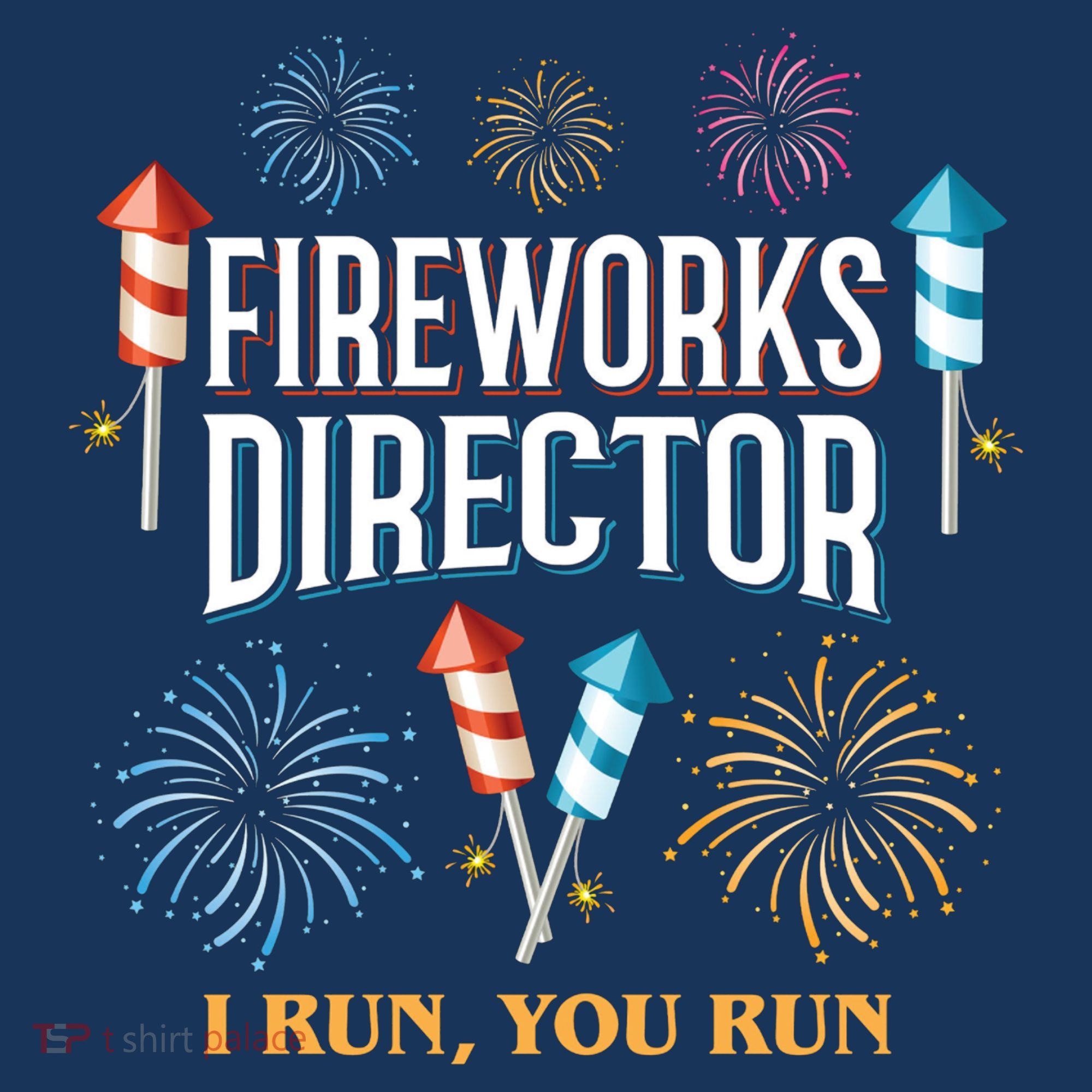 Fireworks Director I Run You Run Funny Women's Hoodie