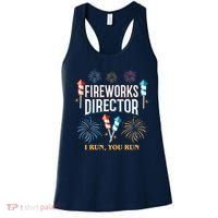 Fireworks Director I Run You Run Funny Women's Tank Top thumb 0