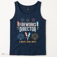 Fireworks Director I Run You Run Funny Tank Top thumb 2