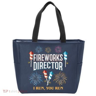 Fireworks Director I Run You Run Funny Tote Bag