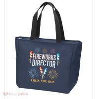 Fireworks Director I Run You Run Funny Tote Bag thumb 3