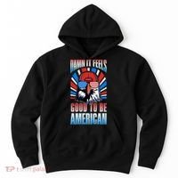 Funny Damn It Feels Good To Be American Eagle 4th Of July Hoodie thumb 0