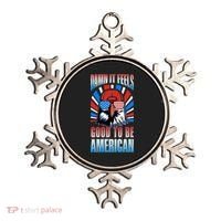 Funny Damn It Feels Good To Be American Eagle 4th Of July Ornament thumb 0