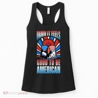 Funny Damn It Feels Good To Be American Eagle 4th Of July Women's Tank Top thumb 0
