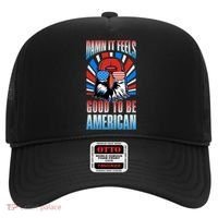 Funny Damn It Feels Good To Be American Eagle 4th Of July Hat thumb 0