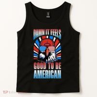 Funny Damn It Feels Good To Be American Eagle 4th Of July Tank Top thumb 2