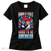 Funny Damn It Feels Good To Be American Eagle 4th Of July Women's T-Shirt thumb 0