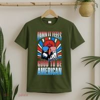 Funny Damn It Feels Good To Be American Eagle 4th Of July T-Shirt thumb 2