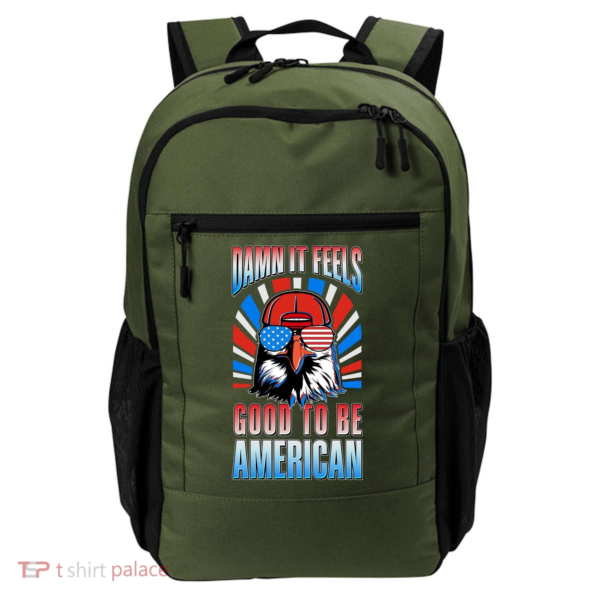 Funny Damn It Feels Good To Be American Eagle 4th Of July Backpack