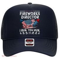 Fireworks Director I Run You Run Flag Funny 4th Of July Hat thumb 0