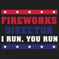 Fireworks Director I Run You Run | 4th Of July Women's Sweatshirt thumb 2