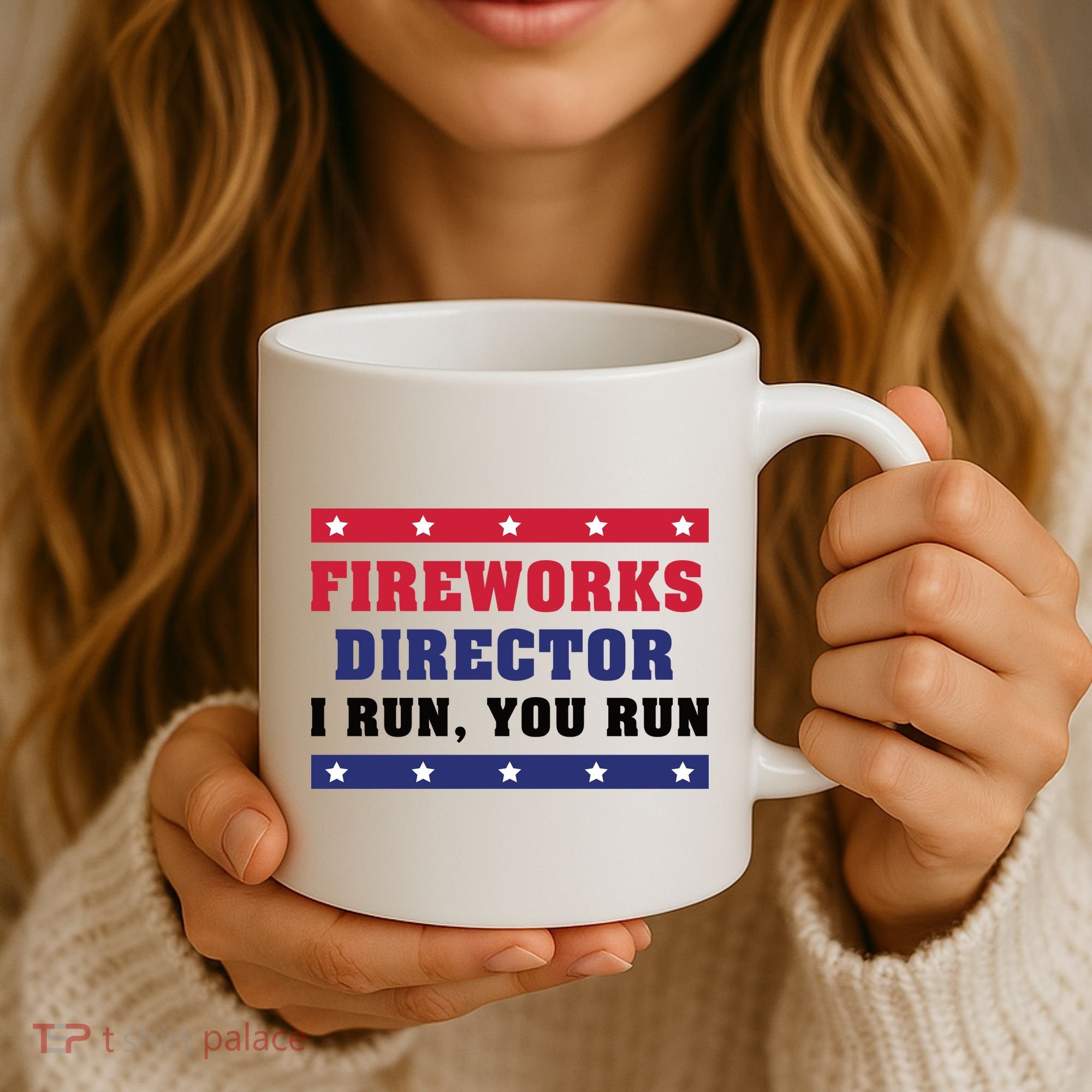 Fireworks Director I Run You Run | 4th Of July Coffee Mug
