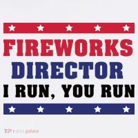 Fireworks Director I Run You Run | 4th Of July Women's Hoodie thumb 2