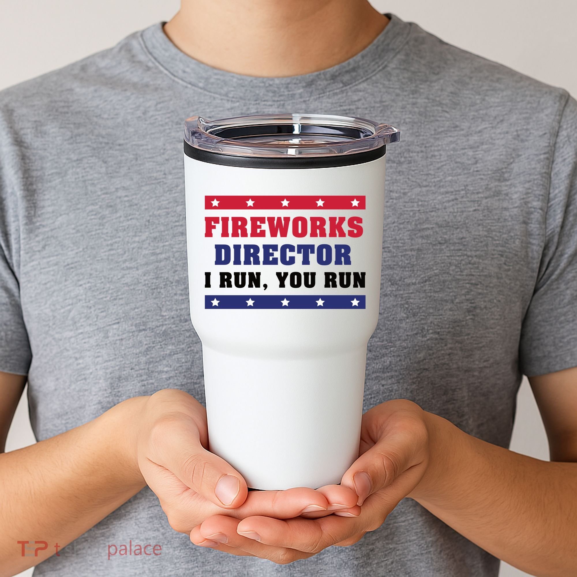 Fireworks Director I Run You Run | 4th Of July Tumbler