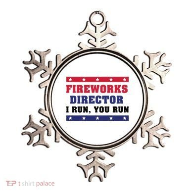 Fireworks Director I Run You Run | 4th Of July Ornament