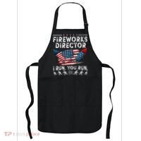 Fireworks Director I Run You Run Flag Funny 4th Of July Apron thumb 0