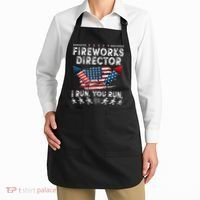 Fireworks Director I Run You Run Flag Funny 4th Of July Apron thumb 2