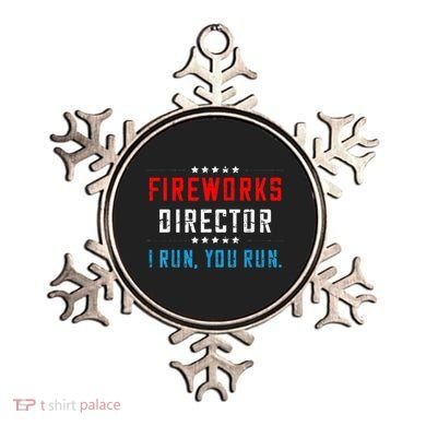 Fireworks Director If I Run You Run Ornament