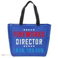 Fireworks Director If I Run You Run Tote Bag thumb 0
