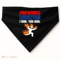 Fireworks Director I Run You Run USA-Made Doggie Bandana thumb 0