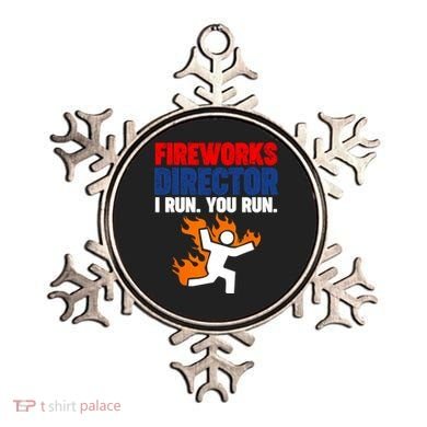 Fireworks Director I Run You Run Ornament