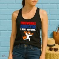Fireworks Director I Run You Run Women's Tank Top thumb 2