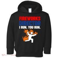 Fireworks Director I Run You Run Toddler Hoodie thumb 0