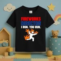 Fireworks Director I Run You Run Toddler T-Shirt thumb 3