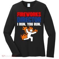 Fireworks Director I Run You Run Women's Long Sleeve Shirt thumb 0