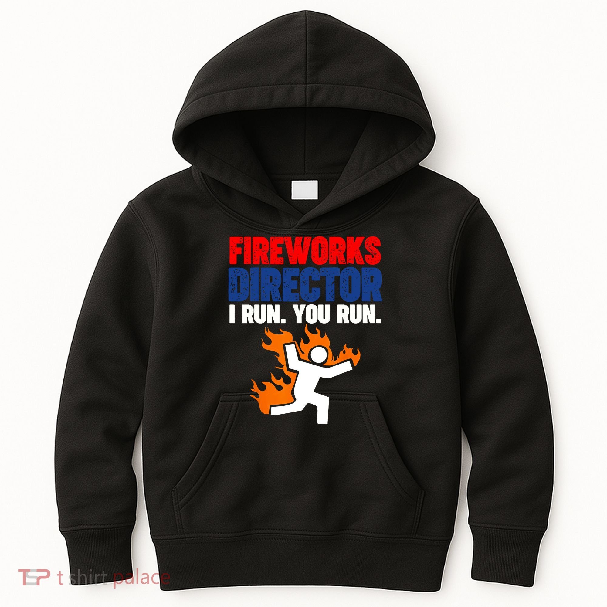 Fireworks Director I Run You Run Kids Hoodie