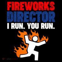 Fireworks Director I Run You Run Kids Long Sleeve Shirt thumb 2