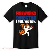 Fireworks Director I Run You Run Kids T-Shirt thumb 0