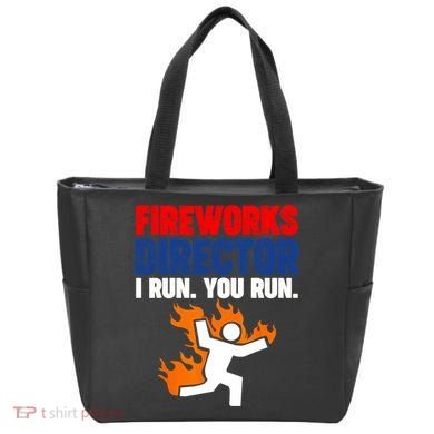 Fireworks Director I Run You Run Tote Bag