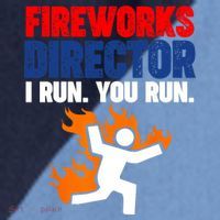 Fireworks Director I Run You Run Raglan Baseball Sleeve Shirt thumb 2