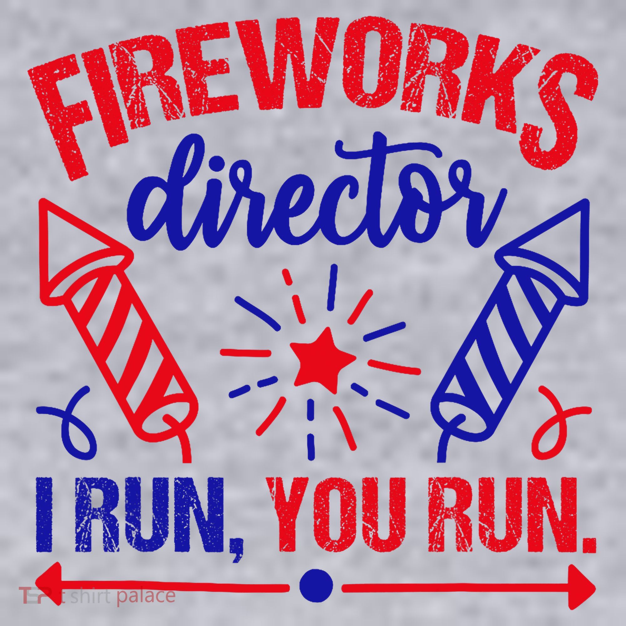 Fireworks Director I Run You Run 4th Of July Usa Women's Sweatshirt