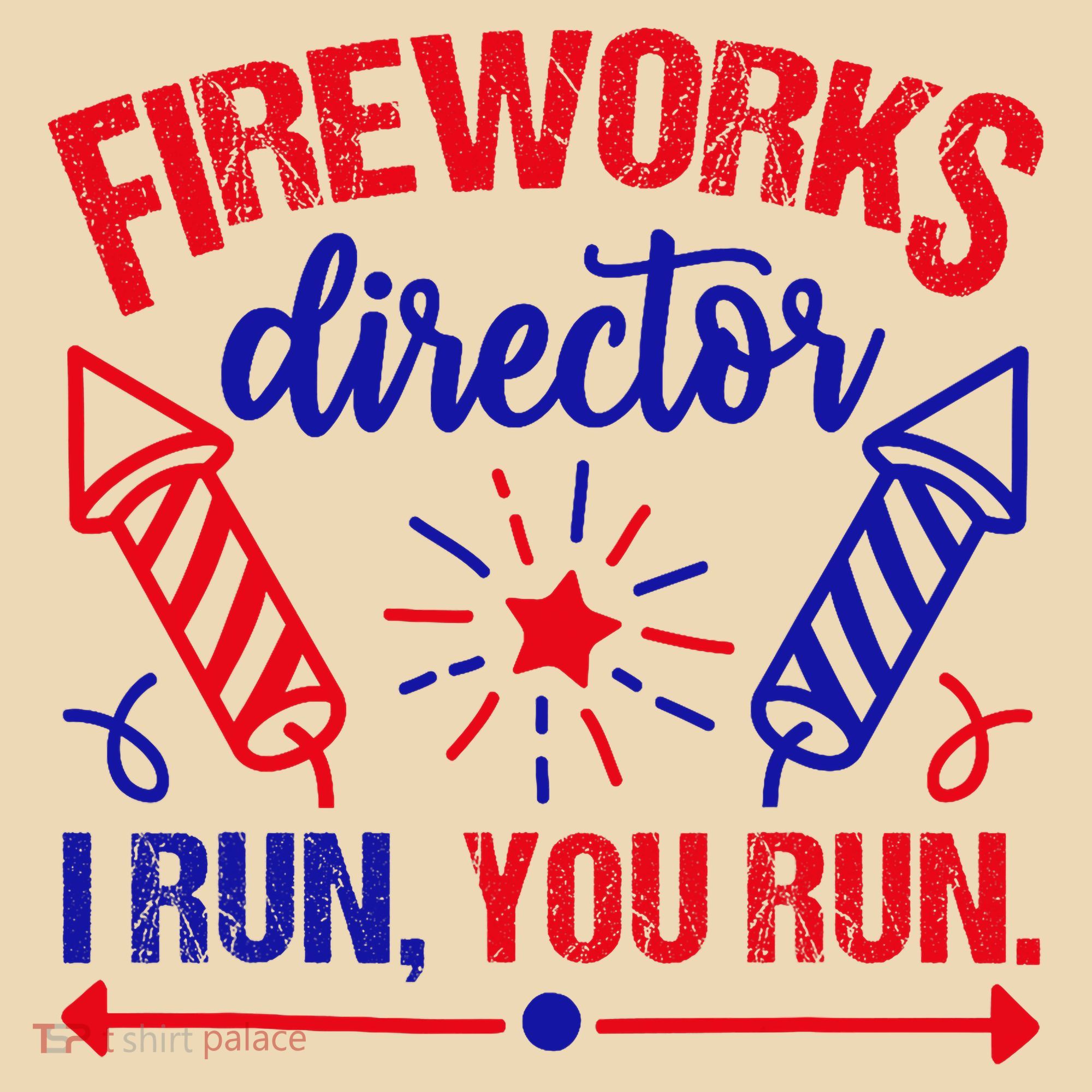 Fireworks Director I Run You Run 4th Of July Usa Tote Bag