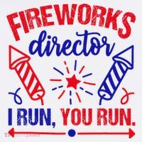 Fireworks Director I Run You Run 4th Of July Usa Long Sleeve Shirt thumb 2