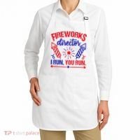 Fireworks Director I Run You Run 4th Of July Usa Apron thumb 2