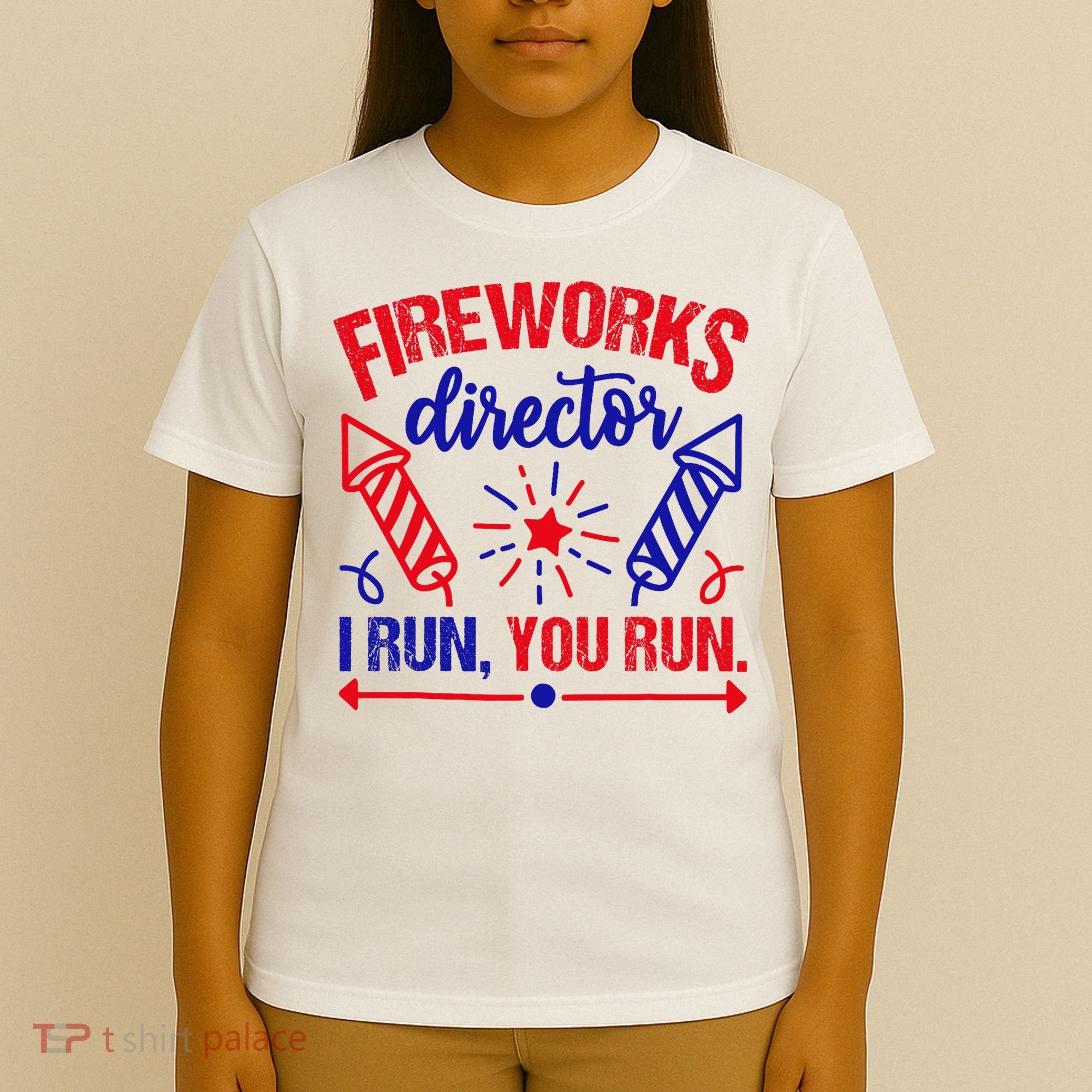 Fireworks Director I Run You Run 4th Of July Usa T-Shirt