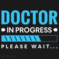 Funny Doctor In Progress Medical Students Toddler Zip Fleece Hoodie thumb 2
