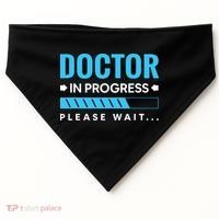 Funny Doctor In Progress Medical Students USA-Made Doggie Bandana thumb 0